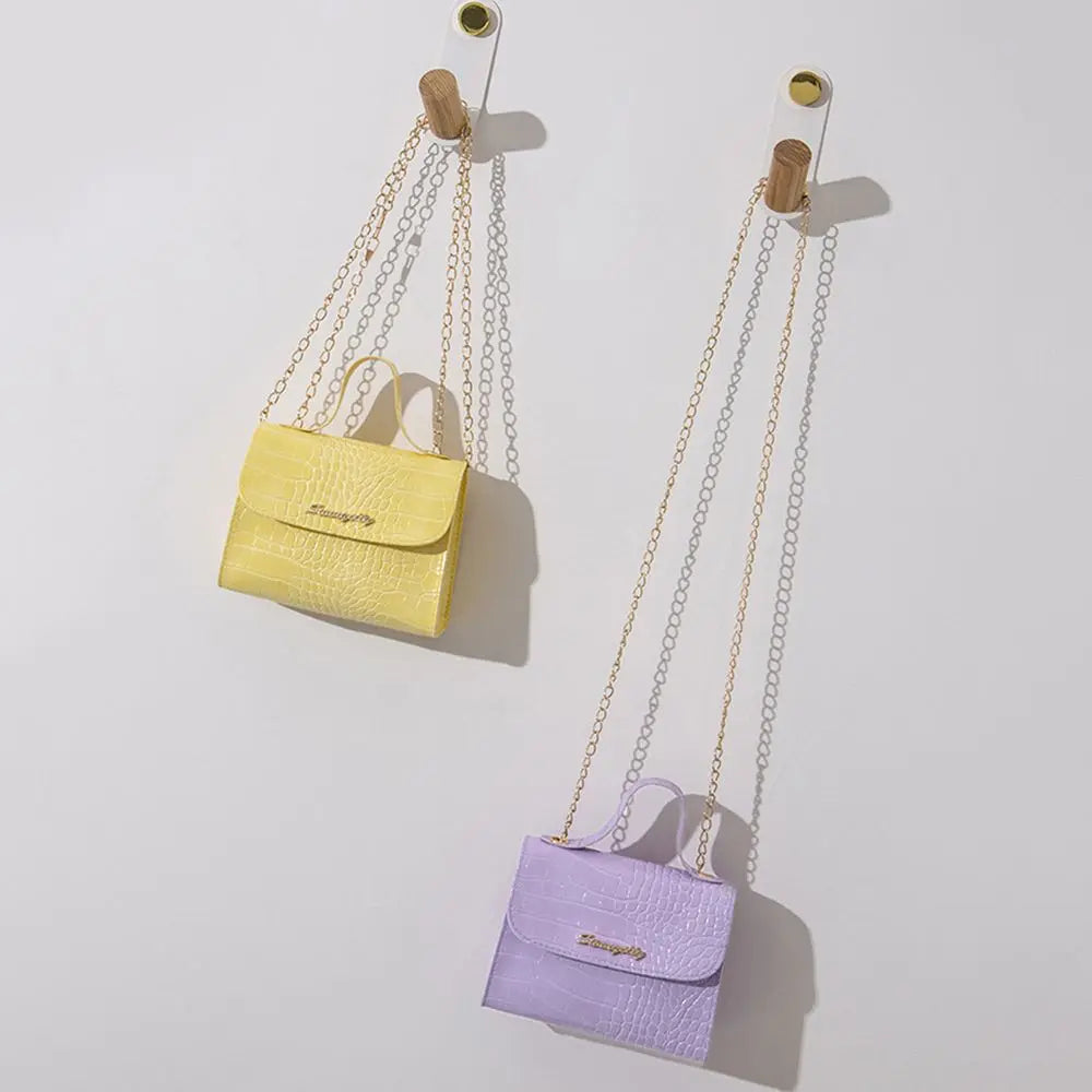 Women Large Capacity Shoulder Bags Pure Chain Handbags