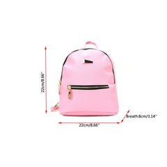 Mini Leather Backpack Handbag School Shoulder Bag