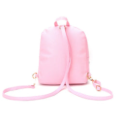 Mini Leather Backpack Handbag School Shoulder Bag