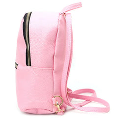 Mini Leather Backpack Handbag School Shoulder Bag