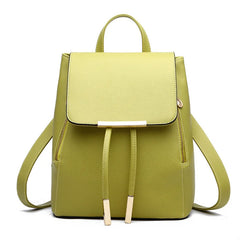 Women Leather Backpack Schoolbags For Teenager Girls Mochila Rugzak Sac A Dos