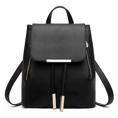 Women Leather Backpack Schoolbags For Teenager Girls Mochila Rugzak Sac A Dos