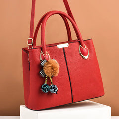 Women Leather Handbag Crossbody Shoulder Bag Messenger Tote with Purse Pocket
