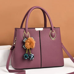 Women Leather Handbag Crossbody Shoulder Bag Messenger Tote with Purse Pocket