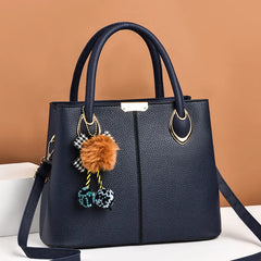 Women Leather Handbag Crossbody Shoulder Bag Messenger Tote with Purse Pocket
