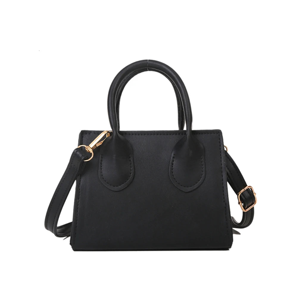 Women Leather Mini Shoulder Messenger Bag Retro Crossbody Bag
