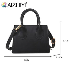 Women Leather Mini Shoulder Messenger Bag Retro Crossbody Bag