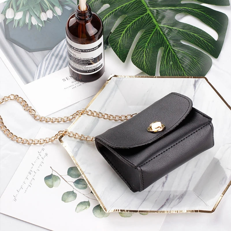 Women Leather Waist Fanny Pack Belt Bag Pouch Travel Hip Bum Shoulder Bags Purse