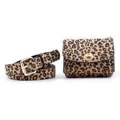 Women Leather Waist Fanny Pack Belt Bag Pouch Travel Hip Bum Shoulder Bags Purse