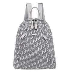 Women Letter Backpack Oxford Canvas Bag Casual Ladies Travel Small Bag