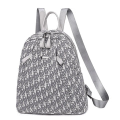 Women Letter Backpack Oxford Canvas Bag Casual Ladies Travel Small Bag