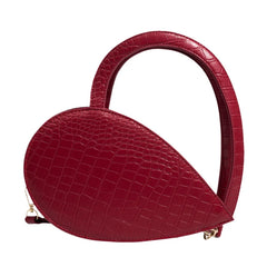 Vintage Heart Shape Shoulder Messenger Bag Crossbody PU Leather