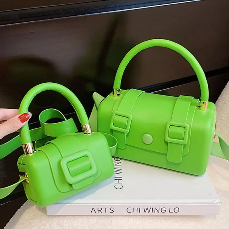 Women Mini Pu Leather Handbags Tote Shoulder Bag Winter