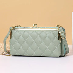 Women Leather Shoulder Bag Large Capacity Multifunction Phone Purse Messenger Wa