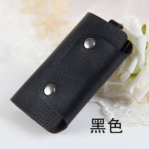 Key Holder Wallet PU Leather Unisex Organizer Bag Keys Housekeeper