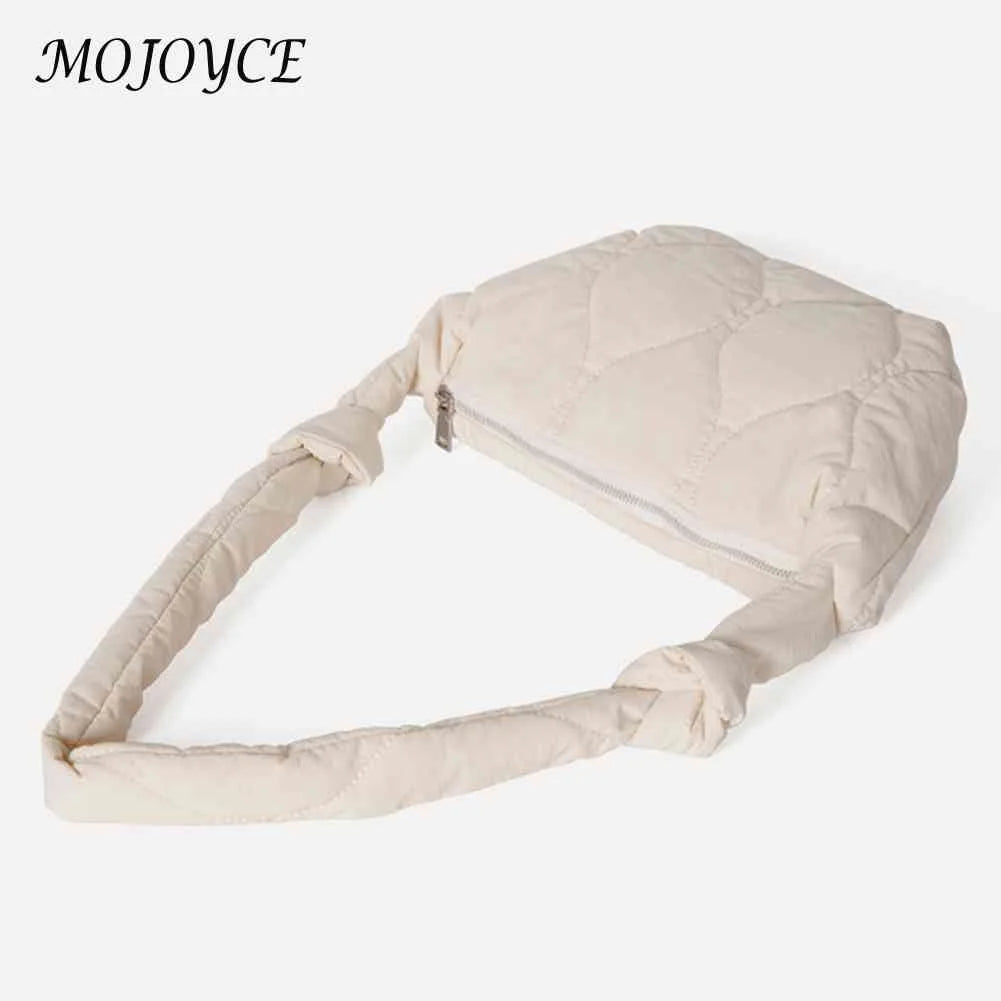 Women Messenger Bag Autumn Winter Female Down Bag Solid Large Capacity