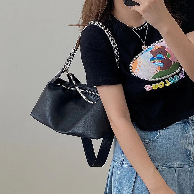 Women Messenger Bag PU Leather Chain Money Purse Shoulder Crossbody bags Pouch