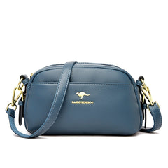 Soft Leather Women Messenger Bag Shoulder Crossbody Mother Bags