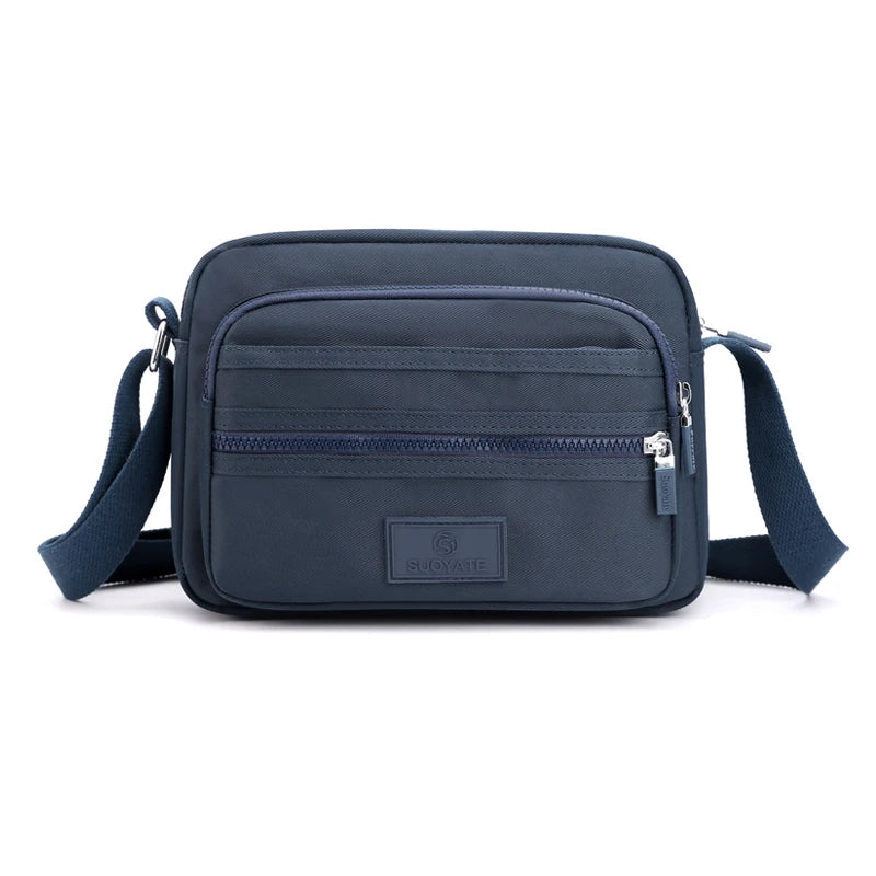 Waterproof Nylon Messenger Bag Crossbody Handbag Travel Purse