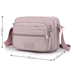 Waterproof Nylon Messenger Bag Crossbody Handbag Travel Purse