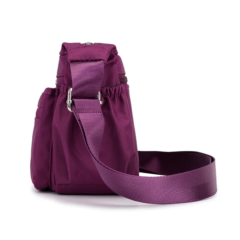 Waterproof Nylon Women Messenger Bag Travel Tote Crossbody Bag