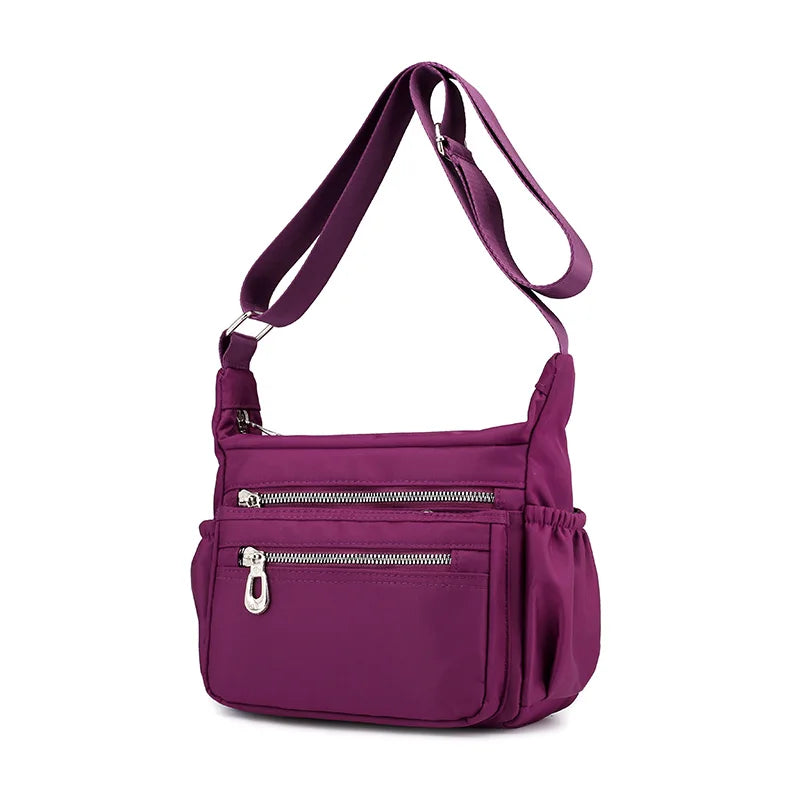 Waterproof Nylon Women Messenger Bag Travel Tote Crossbody Bag