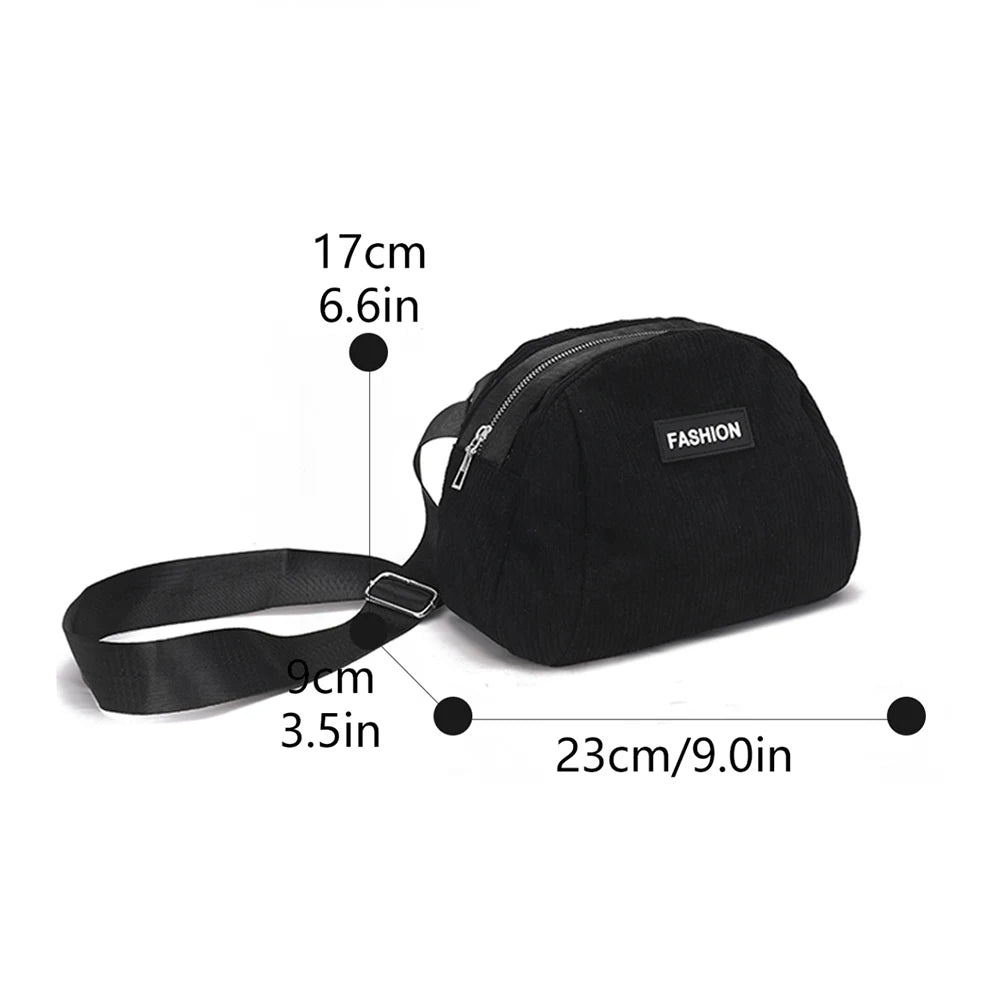 Nylon Women Messenger Bag Lightweight Casual Shoulder Handbag