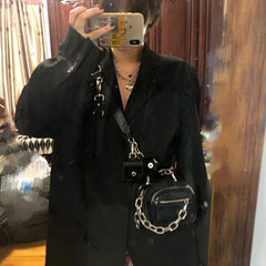 Women Messenger Belt Bag Pack leather Waist Bags Girl Travel