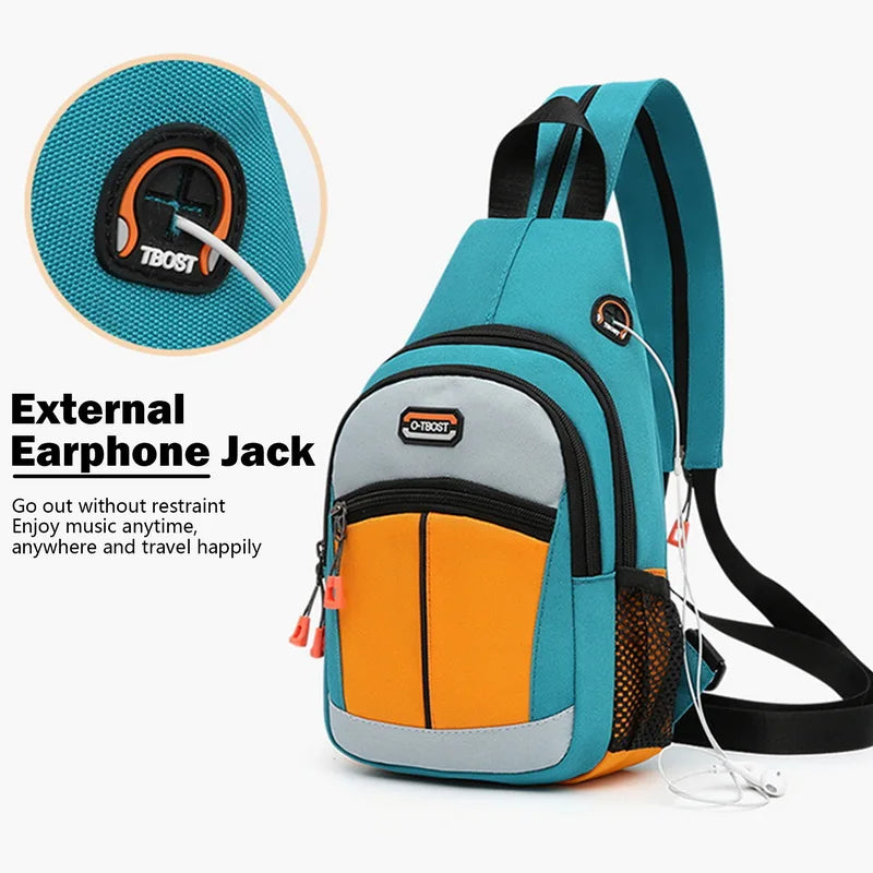 Women Mini Backpack Small Chest Bag Messenger Bag Female Sports Bag