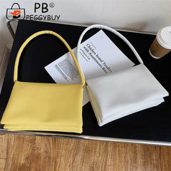 Women Soft PU Leather Shoulder Bag Solid Street Travel Zipper Handbags