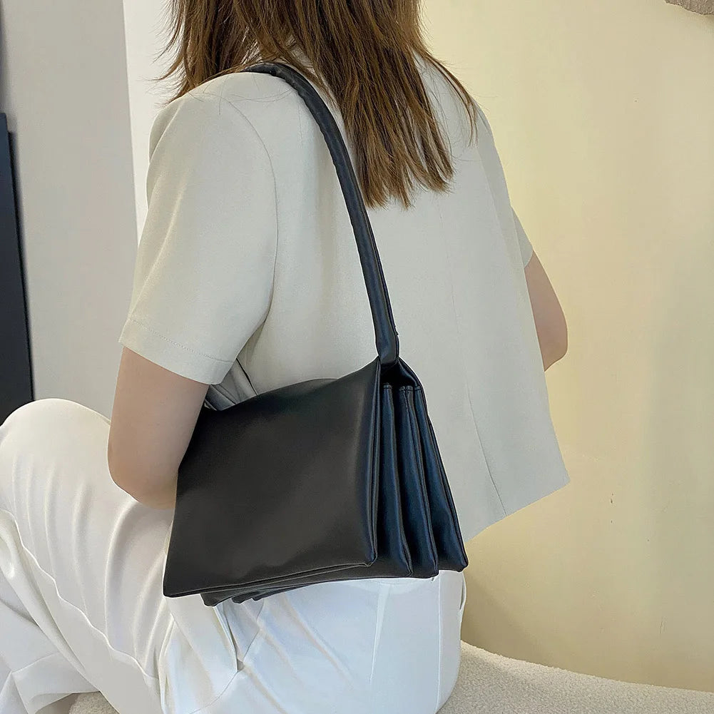 Soft PU Leather Shoulder Bag for Women