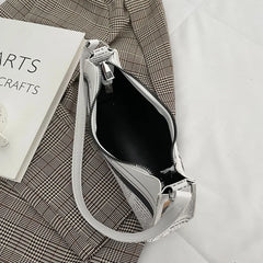 Women Newspaper Printing Shoulder Bag