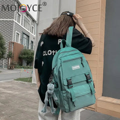 Women Nylon Backpack Portable Travel Waterproof Teenager Schoolbag