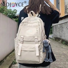 Women Nylon Backpack Portable Travel Waterproof Teenager Schoolbag