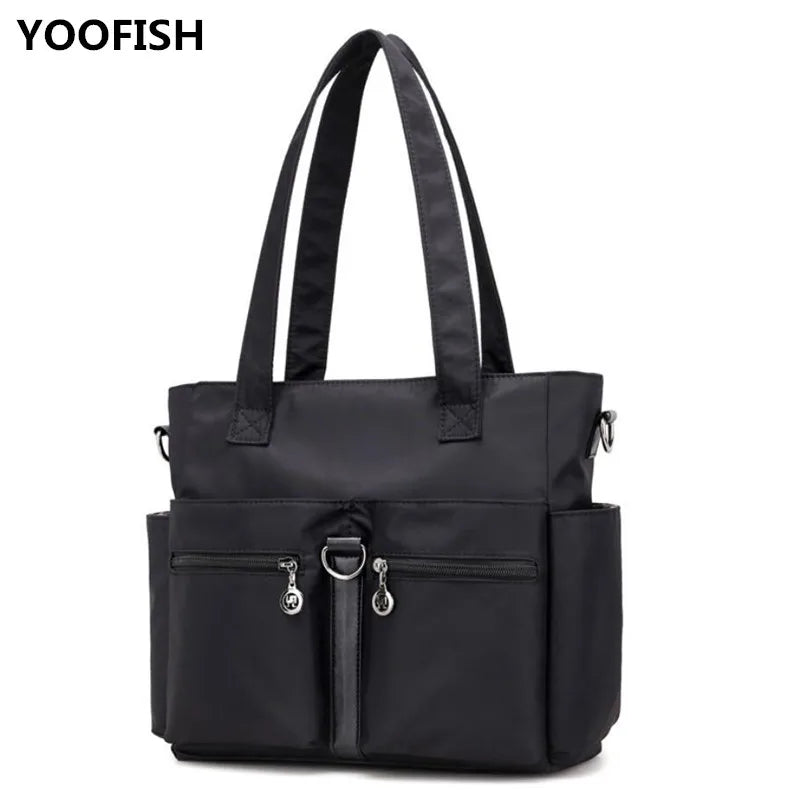Women Nylon Handbag Casual Shoulder Bag Messenger Travel Bag