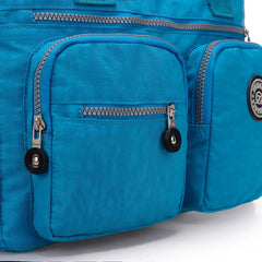 Women Nylon Shoulder Bag Casual Messenger Cross body Travel Tote Top-handle