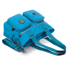 Women Nylon Shoulder Bag Casual Messenger Cross body Travel Tote Top-handle