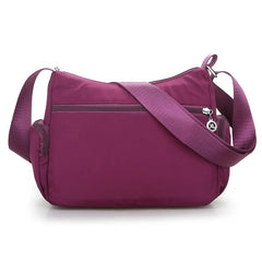 Women Nylon Messenger Bag Lightweight Waterproof Bag Large Capacity