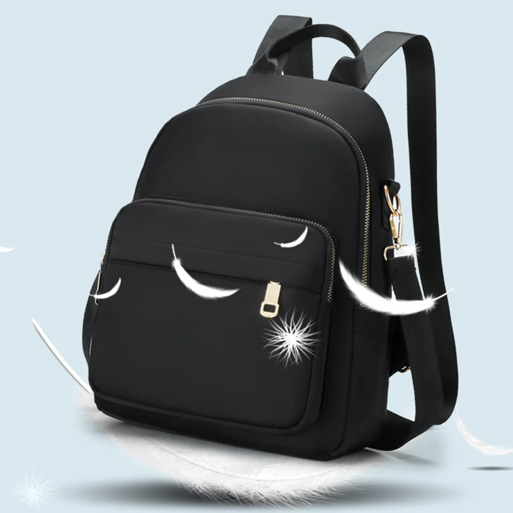Women Nylon School Bag Shopping Bag Lady Large Capacity Travel Handbags
