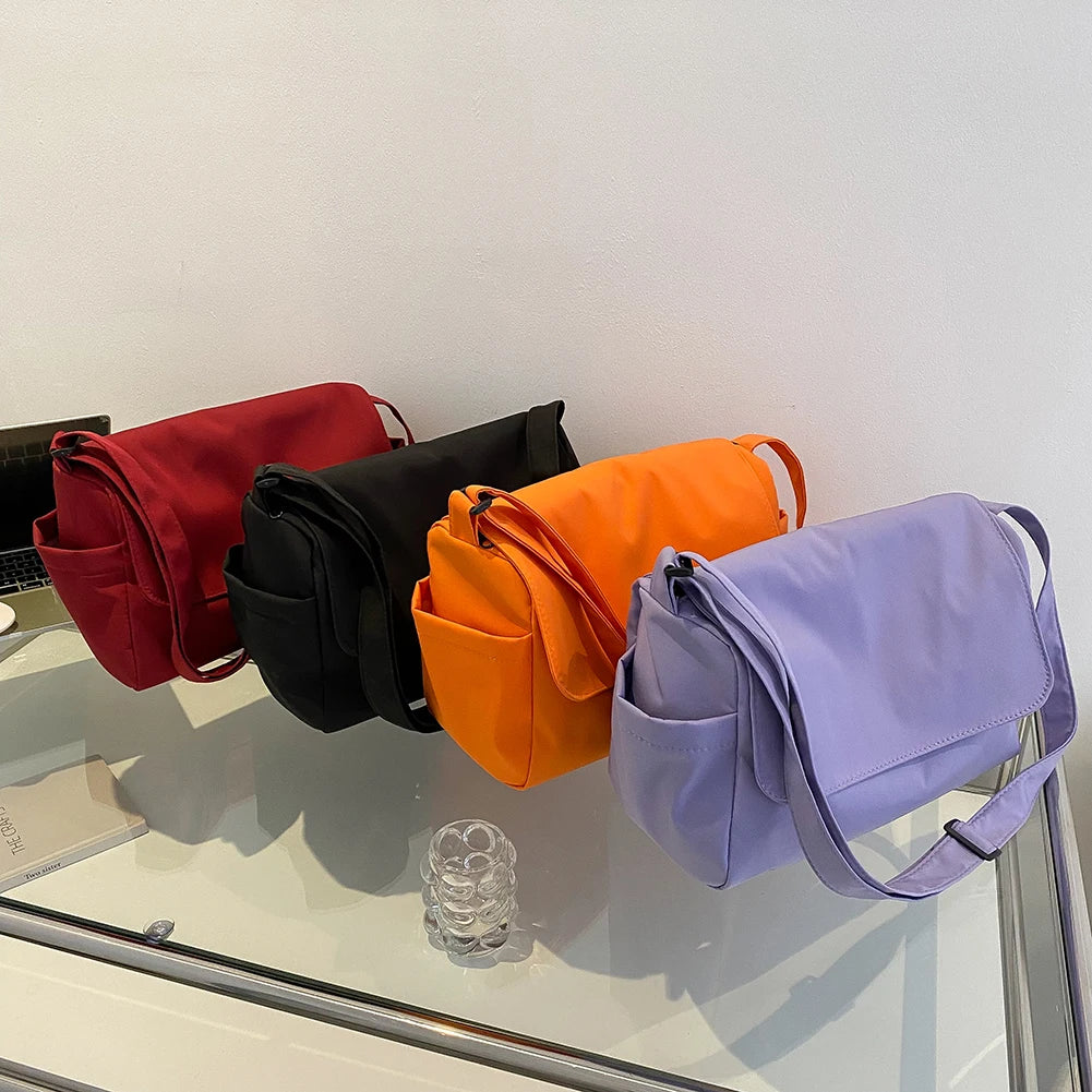 Women Oxford Cloth Shoulder Crossbody Bag Handbag Tote Lady Small Messenger