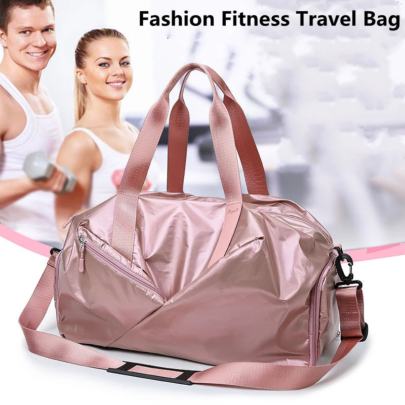 Women Oxford Travel Bag Large Capacity Shoulder Bag Independent Shoes Luggage