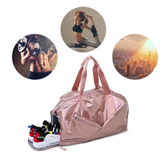 Women Oxford Travel Bag Large Capacity Shoulder Bag Independent Shoes Luggage