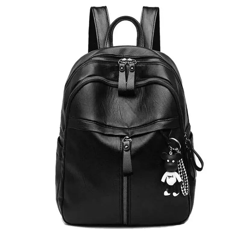 Women PU Leather Backpack Bag Purses Cross Shoulder Travel
