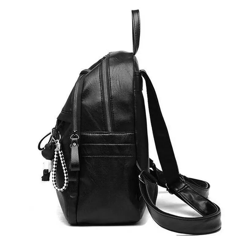Women PU Leather Backpack Bag Purses Cross Shoulder Travel