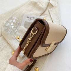Women PU Leather Chains Shoulder Bag Crossbody Bag Ladies Handbags