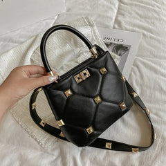 Women Rivet Studded Shoulder Bag Crossbody Bag Tote Bags