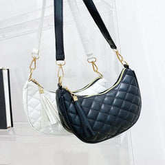 Women PU Leather Shoulder Bag All-Match Tote Crossbody Bag