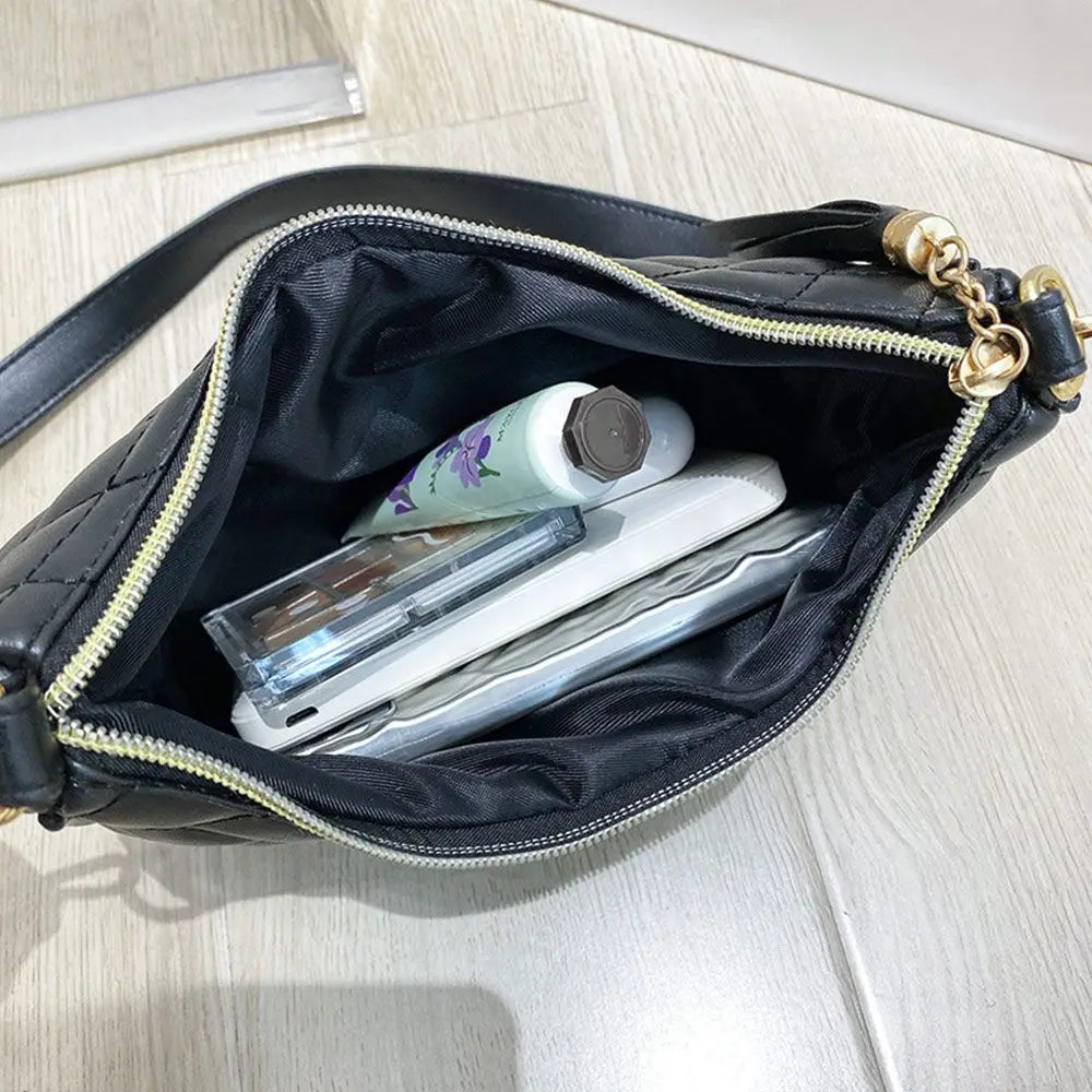 Women PU Leather Shoulder Bag All-Match Tote Crossbody Bag