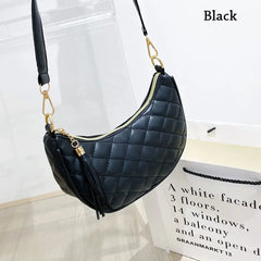 Women PU Leather Shoulder Bag All-Match Tote Crossbody Bag