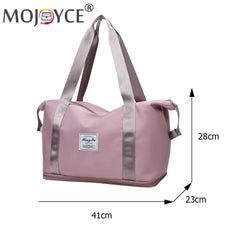 Women Patchwork Fitness Travel Shoulder Crossbody Luggage Bag